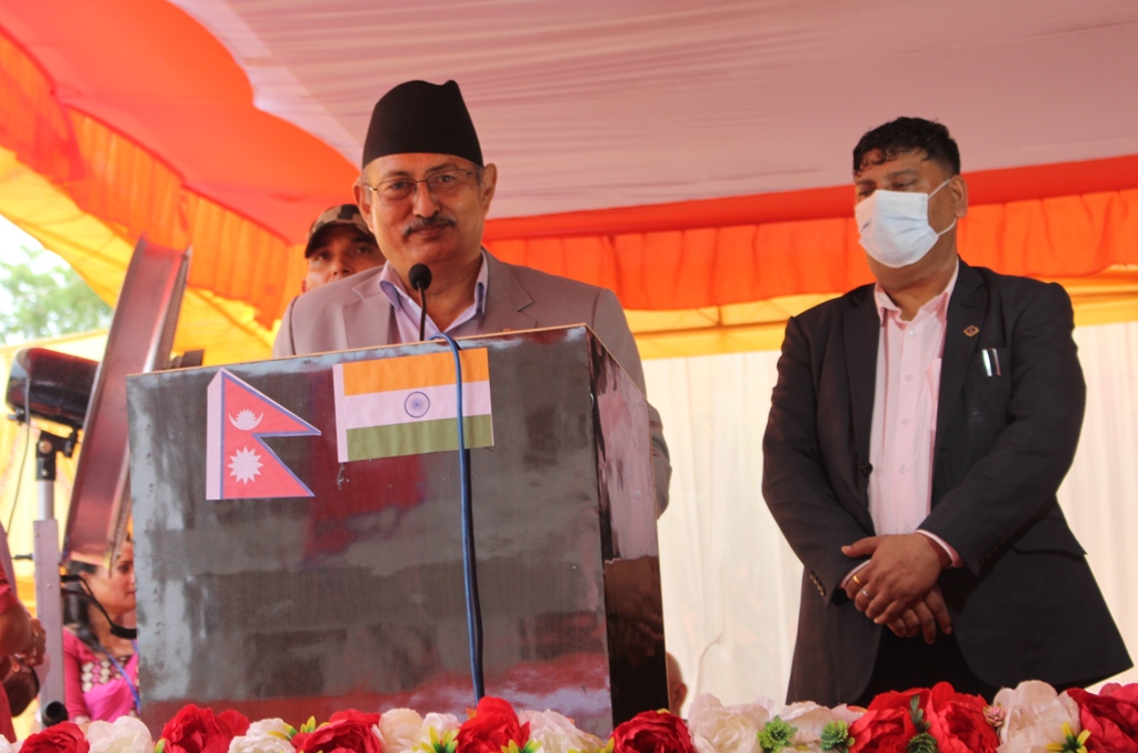 नेपालको शिक्षा स्वास्थ्यमा भारतको सहयोग अतुलनीय : गृहमन्त्री खाण